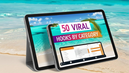 Free download: 50 viral hook ideas by category to boost clicks, shares, and engagement.