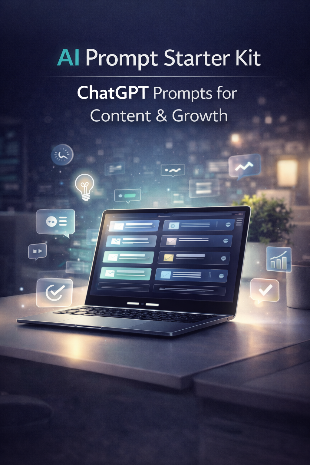AI Prompt Starter Kit – ChatGPT Prompts for Content & Growth