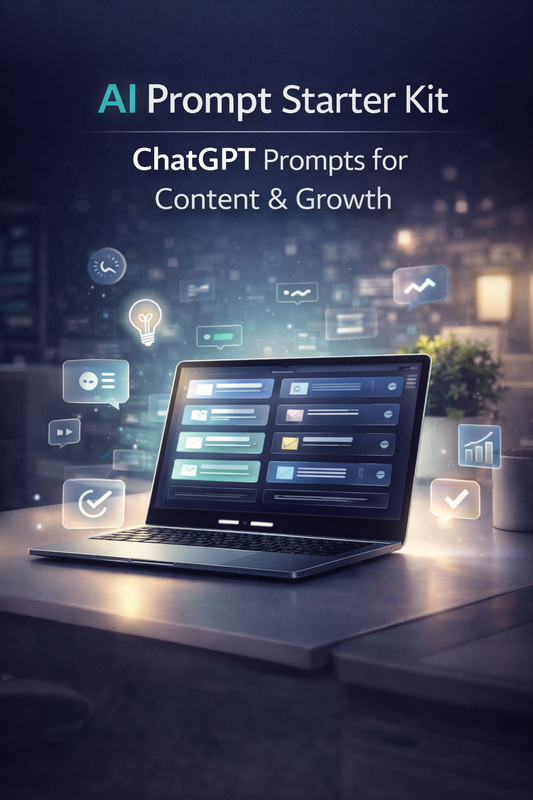 AI Prompt Starter Kit – ChatGPT Prompts for Content & Growth