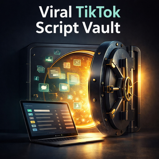 Viral TikTok Script Vault – 50+ done-for-you hooks, video scripts, and CTAs for creators and digital product sellers.